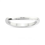 10kt White Gold Ivy Dainty Wedding Band front image