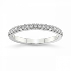 9ct White Gold Mila Wedding Band (1/4 Ct. Tw.) front image