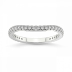 14kt White Gold Zea Wedding Band (1/3 Ct. Tw.) front image