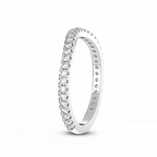 14kt White Gold Zea Wedding Band (1/3 Ct. Tw.) left