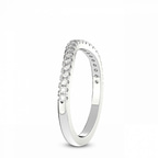 14kt White Gold Sora Wedding Band (1/4 Ct. Tw.) left