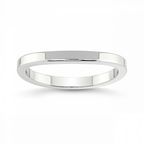 9ct White Gold Josi Wedding Band front image