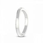 9ct White Gold Josi Wedding Band left