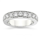 18kt White Gold Quincy Wedding Band (1 1/4 Ct. Tw.) front image