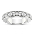 9ct White Gold Shay Wedding Band (1 Ct. Tw.) front image