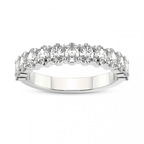 9ct White Gold Hazel Wedding Band (1 1/4 Ct. Tw.) front image