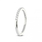 Platinum Ezra Wedding Band (1/5 Ct. Tw.) left