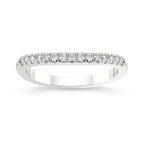 9ct White Gold Beth Wedding Band (1/5 Ct. Tw.) front image