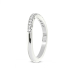 9ct White Gold Beth Wedding Band (1/5 Ct. Tw.) left