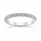14kt White Gold Liv Wedding Band (1/4 Ct. Tw.) front image