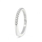 9ct White Gold Rhea Wedding Band (1/4 Ct. Tw.) left