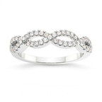 18kt White Gold Laine Wedding Band (1/4 Ct. Tw.) front image