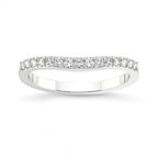 9ct White Gold Glen Wedding Band (1/5 Ct. Tw.) front image