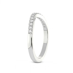9ct White Gold Glen Wedding Band (1/5 Ct. Tw.) left