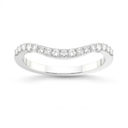 14kt White Gold Jesse Wedding Band (1/4 Ct. Tw.) front image