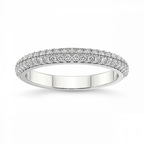 9ct White Gold Eve Wedding Band (3/8 Ct. Tw.) front image