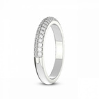 9ct White Gold Eve Wedding Band (3/8 Ct. Tw.) left