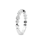 Platinum Zeta Wedding Band (1/6 Ct. Tw.) left