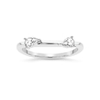 9ct White Gold Nera Wedding Band (3/8 Ct. Tw.) front image