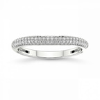 Platinum Lea Wedding Band (1/5 Ct. Tw.) front image