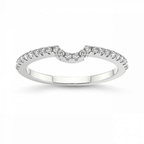 14kt White Gold Aya Wedding Band (1/3 Ct. Tw.) front image