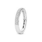 9ct White Gold Axelle Wedding Band (3/8 Ct. Tw.) left