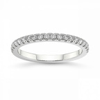 18kt White Gold Ann Wedding Band (1/4 Ct. Tw.) front image