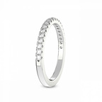 18kt White Gold Ann Wedding Band (1/4 Ct. Tw.) left