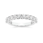 9ct White Gold Thrse Wedding Band (1 Ct. Tw.) front image