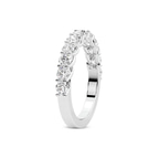 9ct White Gold Thrse Wedding Band (1 Ct. Tw.) left