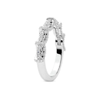 14kt White Gold lise Wedding Band (1/2 Ct. Tw.) left