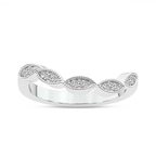 9ct White Gold Layla Wedding Band (1/10 Ct. Tw.) front image