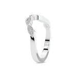9ct White Gold Layla Wedding Band (1/10 Ct. Tw.) left
