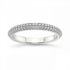 9ct White Gold Dove Wedding Band (1/4 Ct. Tw.) front image