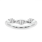 18kt White Gold Aria Wedding Band (3/8 Ct. Tw.) front image