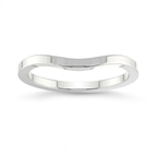 Platinum Gwyn Wedding Band front image