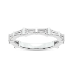 18kt White Gold Paisley Wedding Band (1 1/2 Ct. Tw.) front image