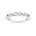 14kt White Gold Aveline Wedding Band (1/10 Ct. Tw.) front image