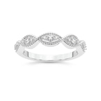 14kt White Gold Floriane Wedding Band (1/4 Ct. Tw.) front image