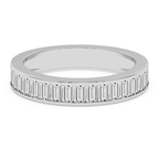 10kt White Gold Opaline Wedding Band (2 Ct. Tw.) front image