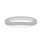 9ct White Gold Vivre Wedding Band (1/4 Ct. Tw.) front image