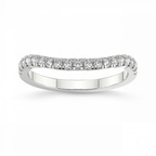 9ct White Gold Zoe Wedding Band (1/4 Ct. Tw.) front image