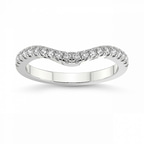 14kt White Gold Ari Wedding Band (1/4 Ct. Tw.) front image