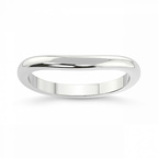 9ct White Gold Hope Wedding Band front image