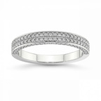 Platinum Emi Wedding Band (1/2 Ct. Tw.) front image