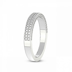 Platinum Emi Wedding Band (1/2 Ct. Tw.) left