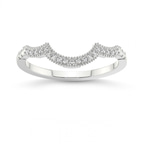 Platinum Maren Wedding Band (1/10 Ct. Tw.) front image