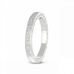 9ct White Gold Nell Wedding Band (1/10 Ct. Tw.) left