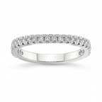 10kt White Gold Gia Wedding Band (1/3 Ct. Tw.) front image