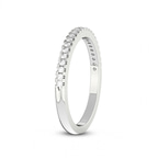 Platinum Gala Wedding Band (1/4 Ct. Tw.) left